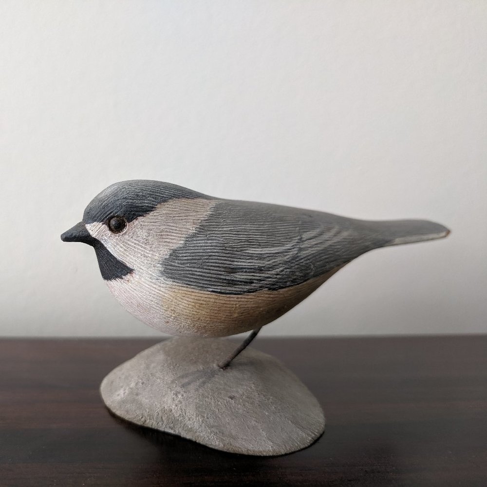 chickadee figurine